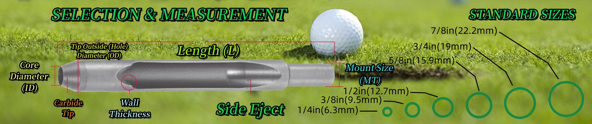 Hollow Top Eject Tines